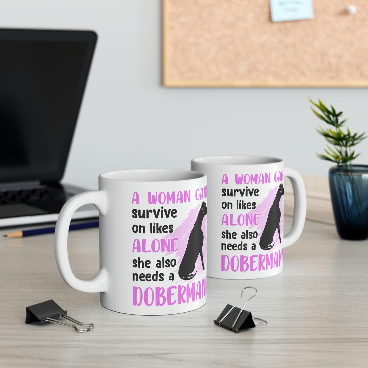 A Women Can't Survive on Likes Alone Coffee Mug