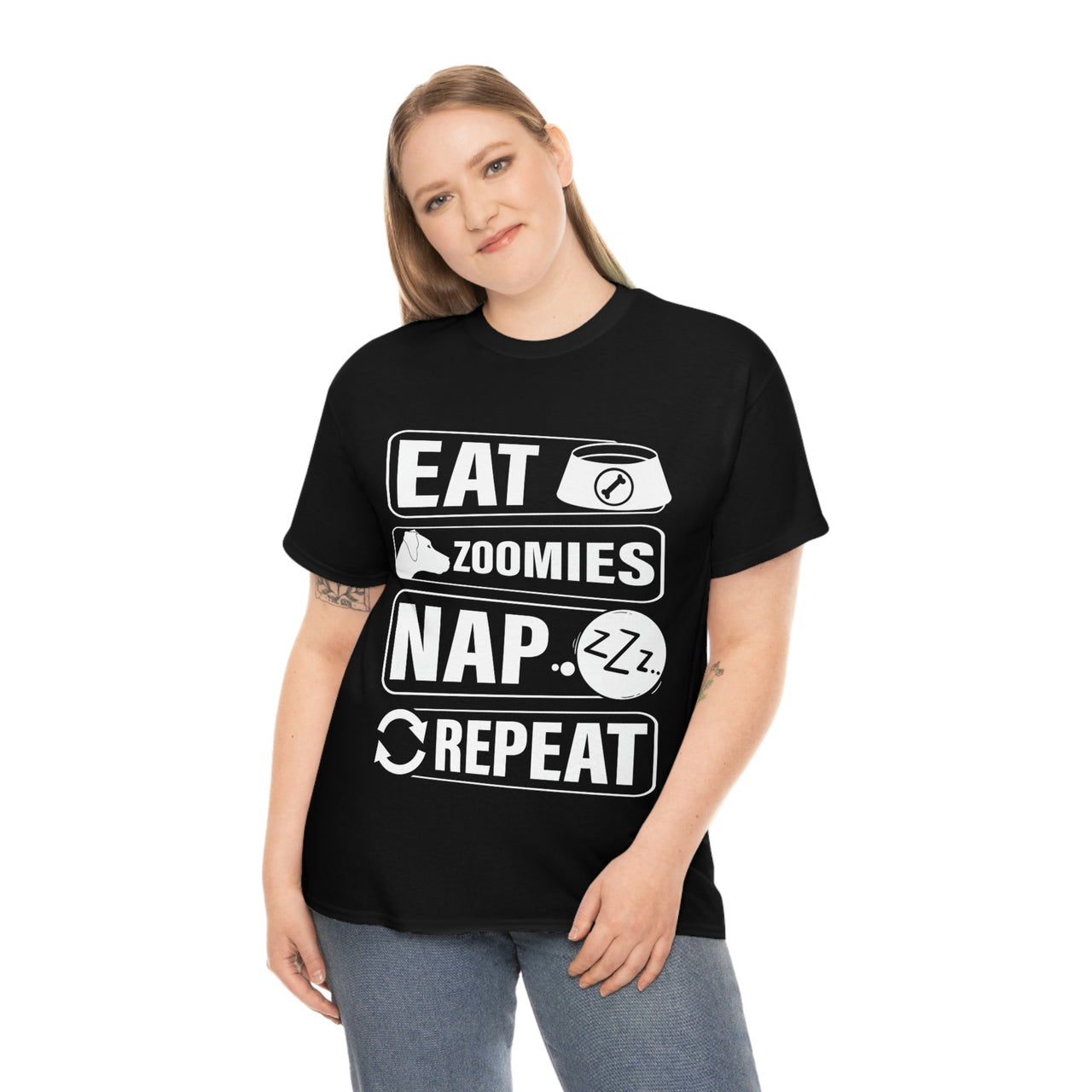 Eat, Zoomies, Nap, Repeat Dobermann T-shirt