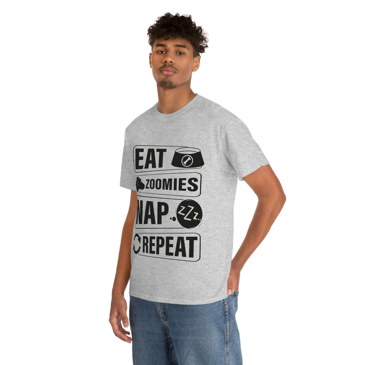 Eat, Zoomies, Nap, Repeat Dobermann T-shirt