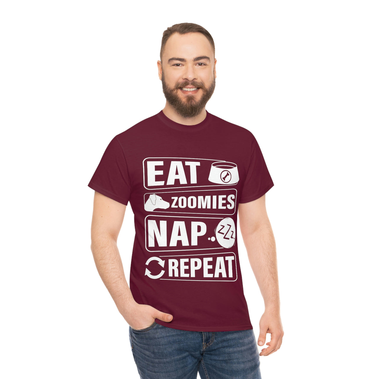 Eat, Zoomies, Nap, Repeat Dobermann T-shirt