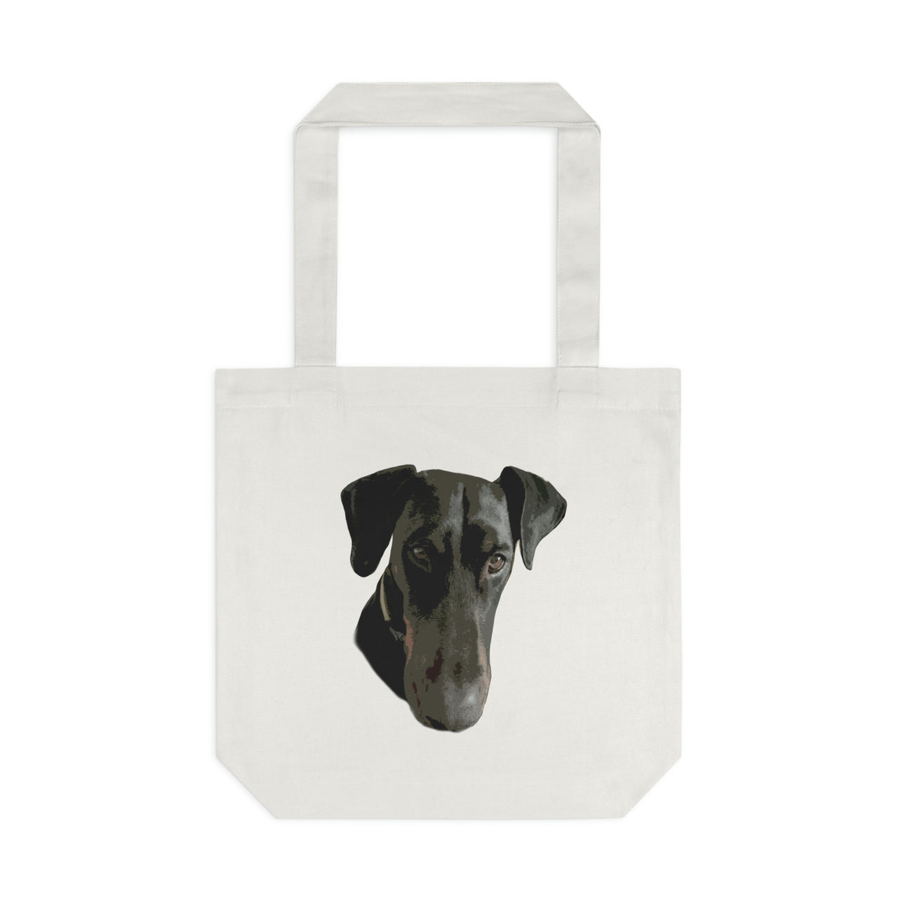 Dobermann Head Tote Bag