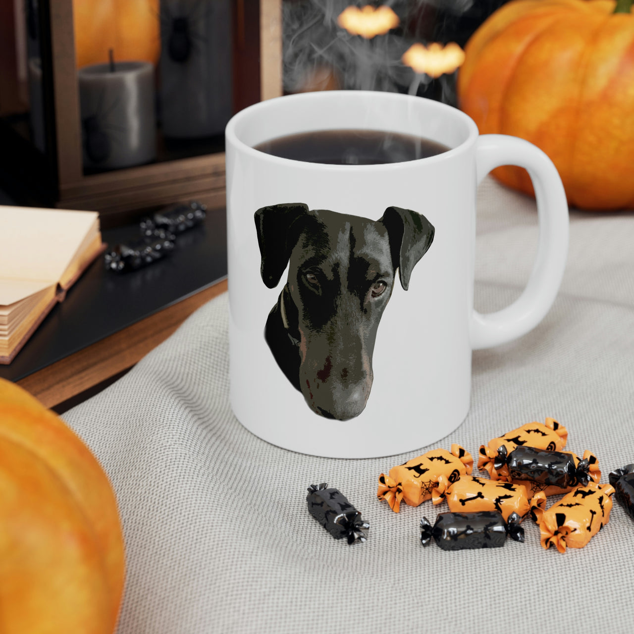 Dobermann Head Mug