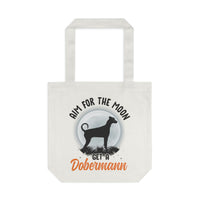 Thumbnail for Aim for the Moon Get a Dobermann Tote Bag