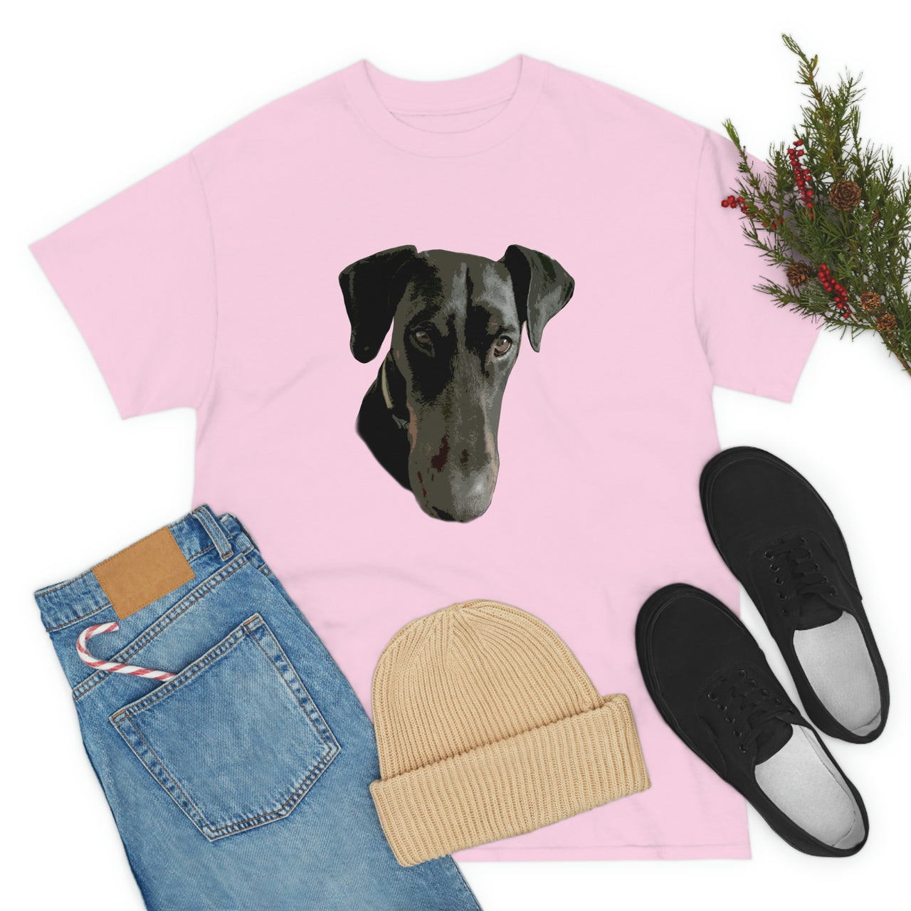 Dobermann Head Tshirt