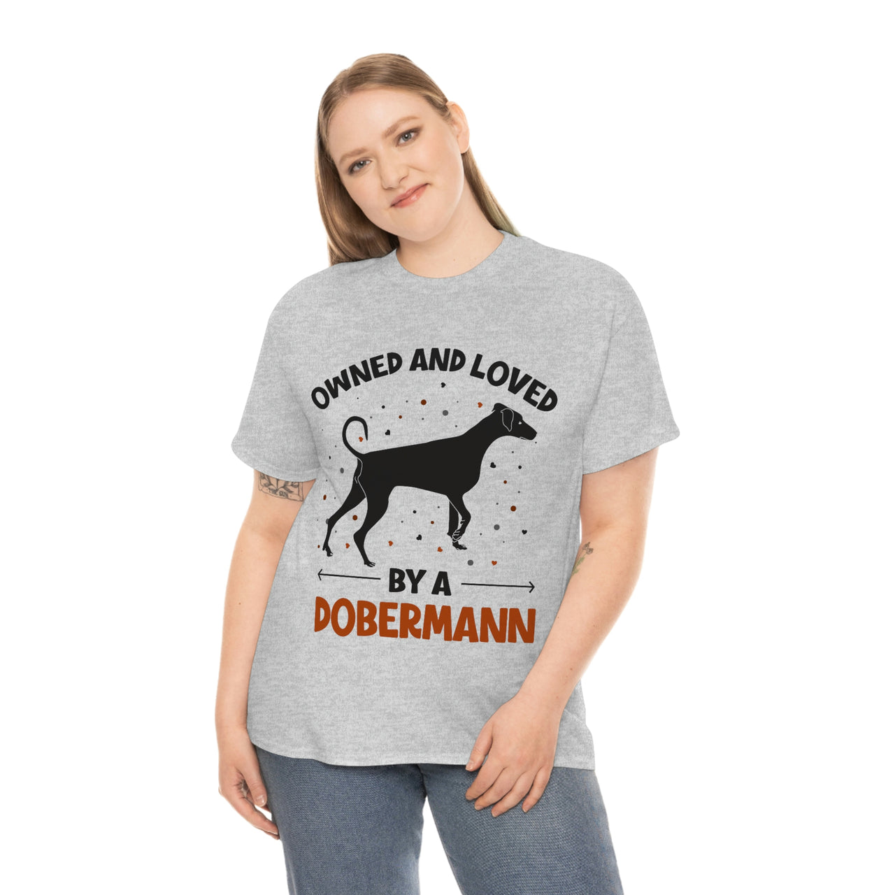 Owned and Loved by a Dobermann T-shirt