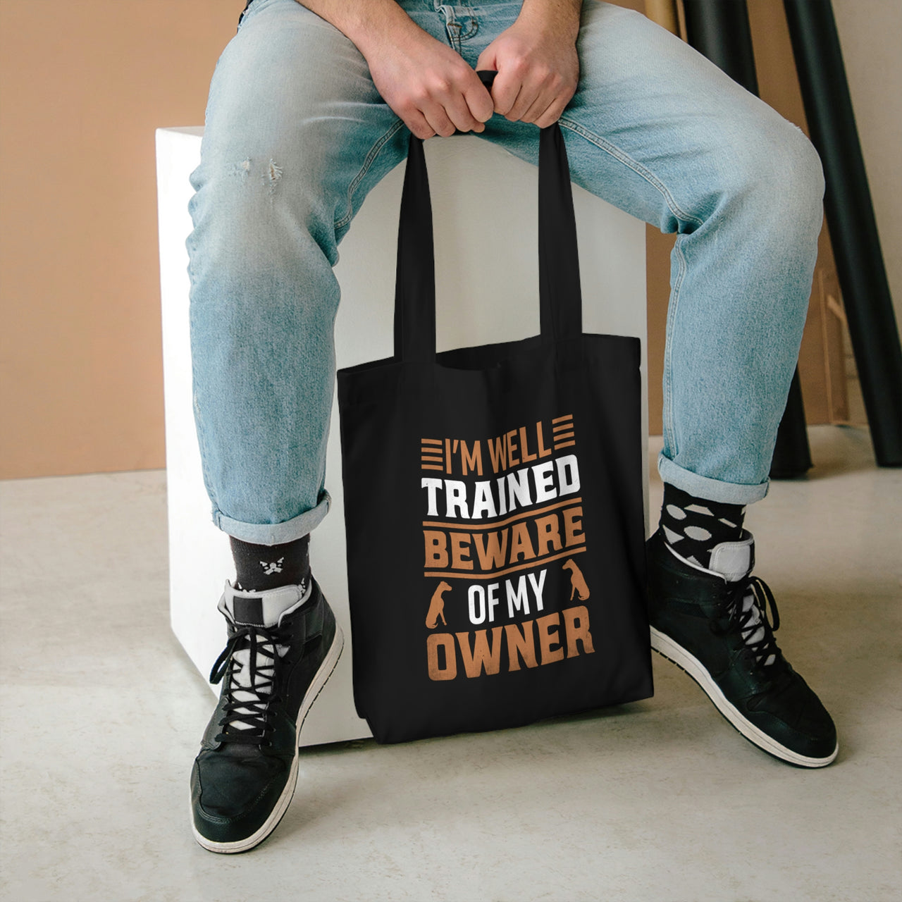 I'm Well Trained Dobermann Tote Bag