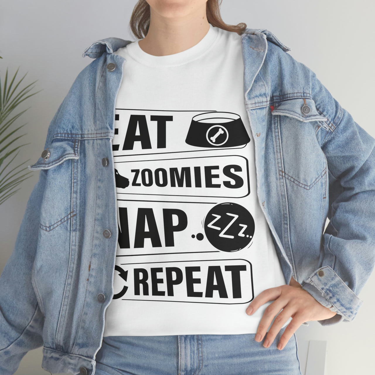 Eat, Zoomies, Nap, Repeat Dobermann T-shirt