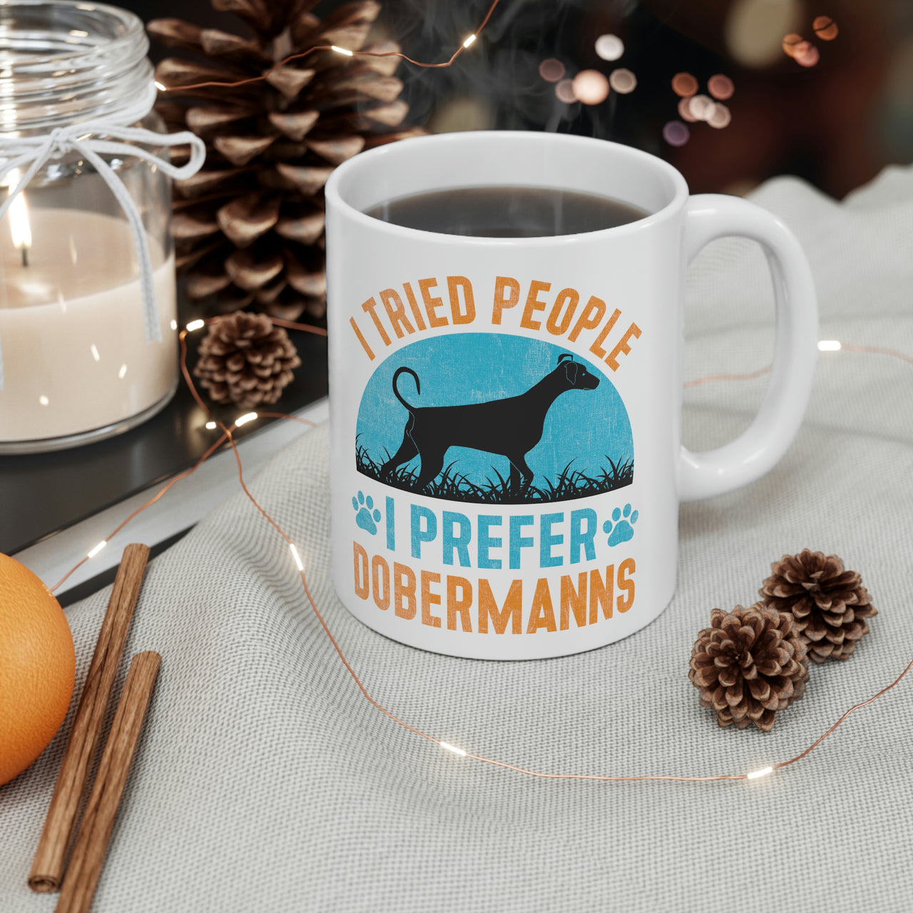 I Tried People, I Prefer Dobermanns Mug