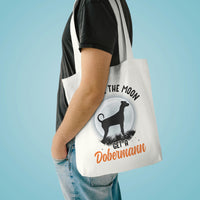 Thumbnail for Aim for the Moon Get a Dobermann Tote Bag