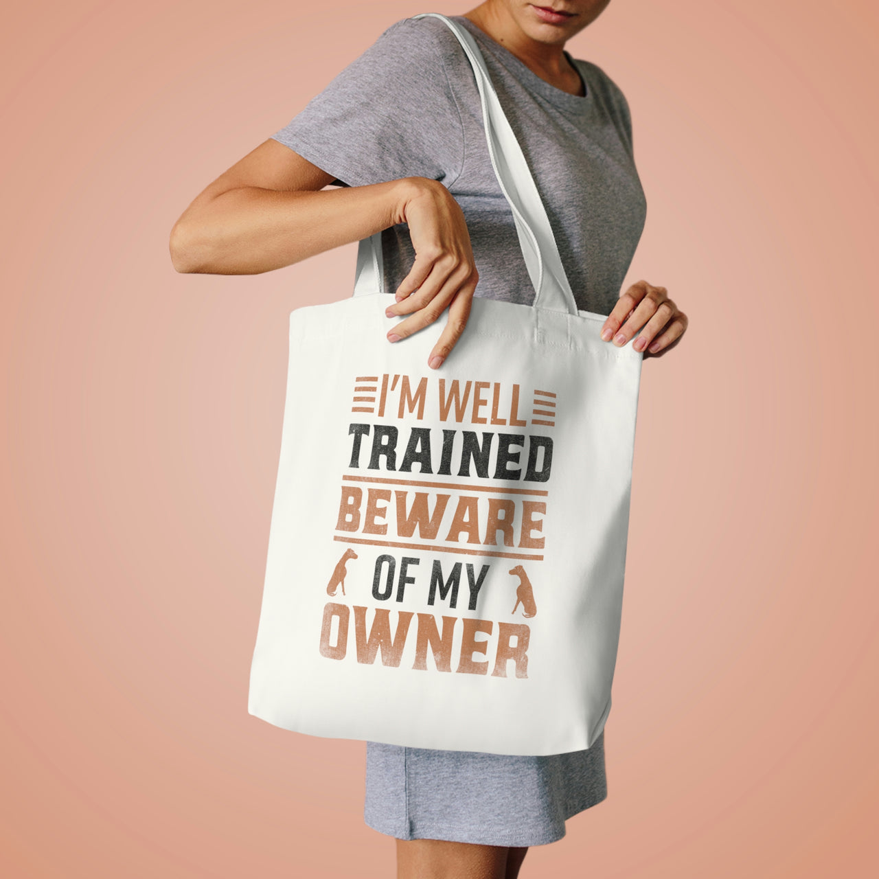 I'm Well Trained Dobermann Tote Bag