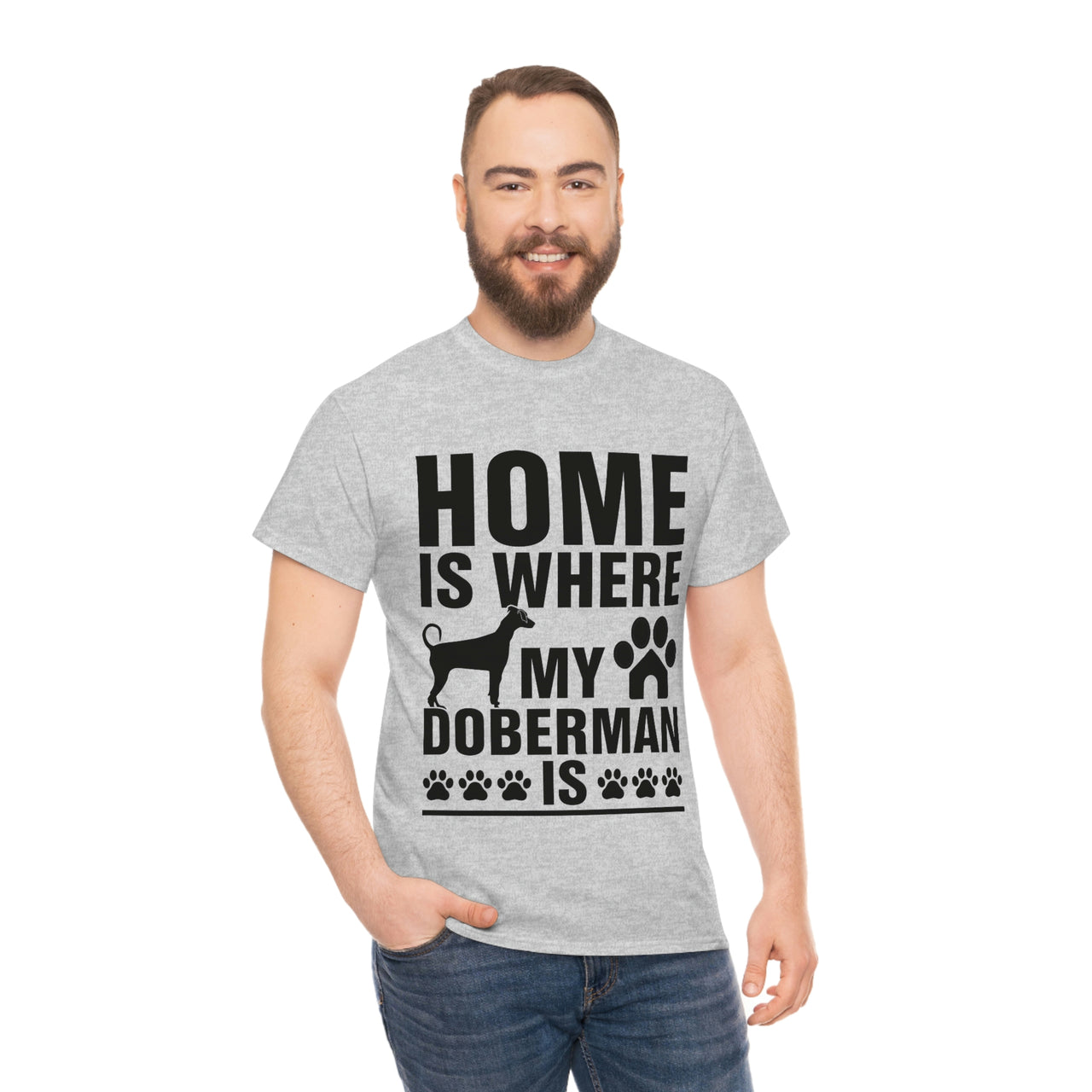 Home is Where my Dobermann is T-shirt