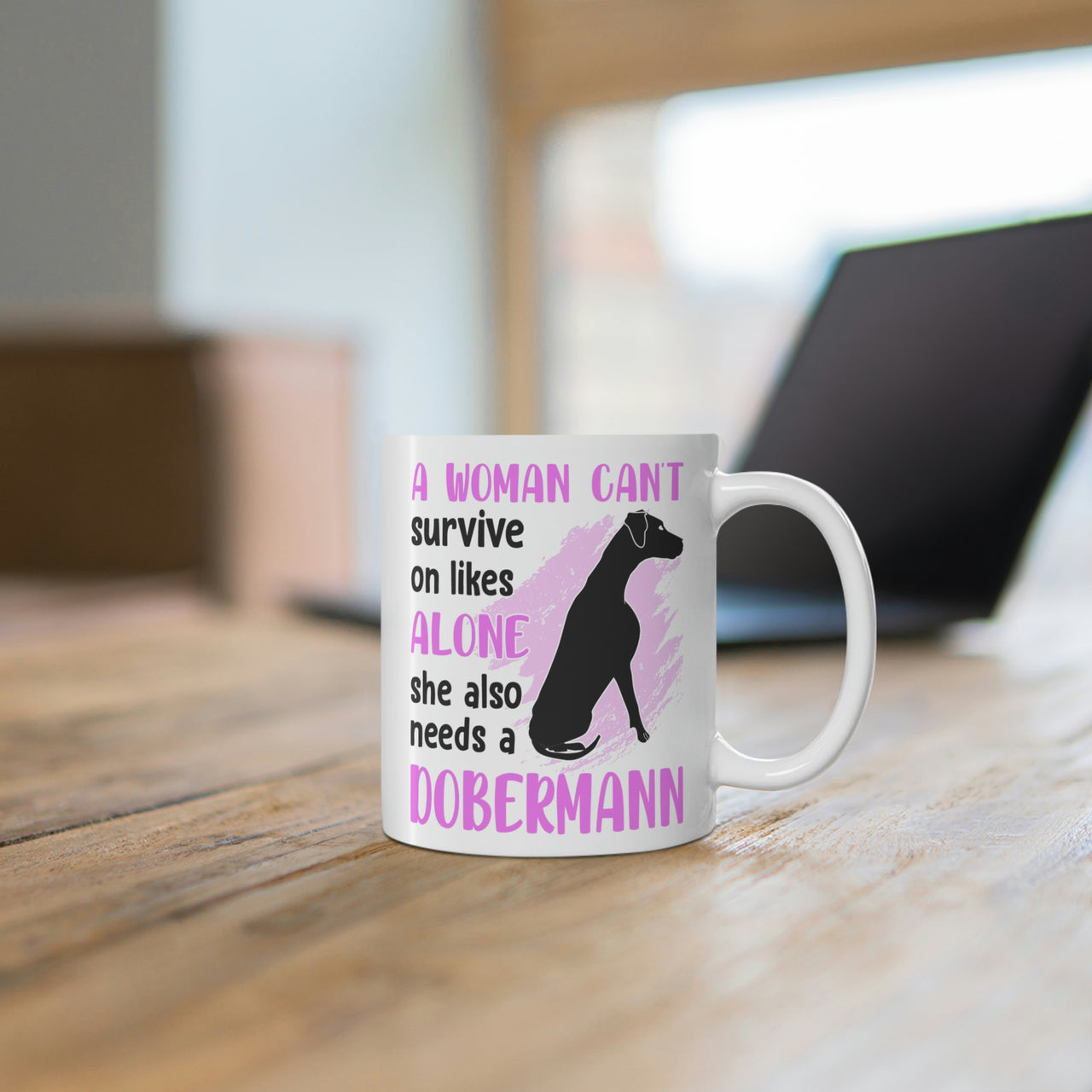 A Women Can't Survive on Likes Alone Coffee Mug