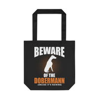 Thumbnail for Unless it's Raining Dobermann Tote Bag