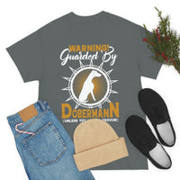 Thumbnail for Warning! Guarded by Dobermann (Unless you have a Vacuum) Tshirt