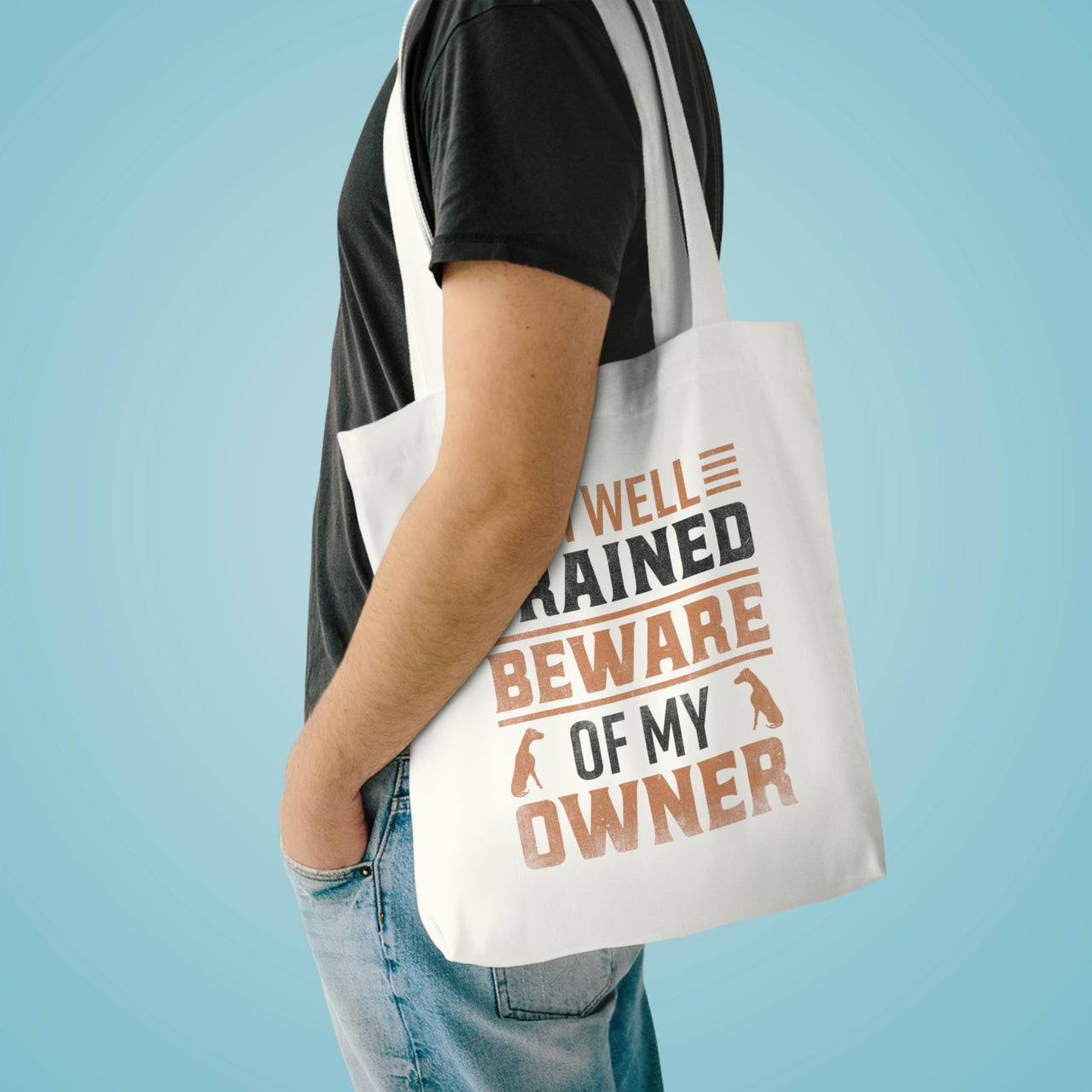 I'm Well Trained Dobermann Tote Bag