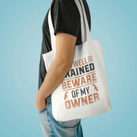 Thumbnail for I'm Well Trained Dobermann Tote Bag