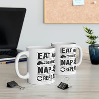 Thumbnail for Eat Zoomies Nap Repeat Coffee Mug