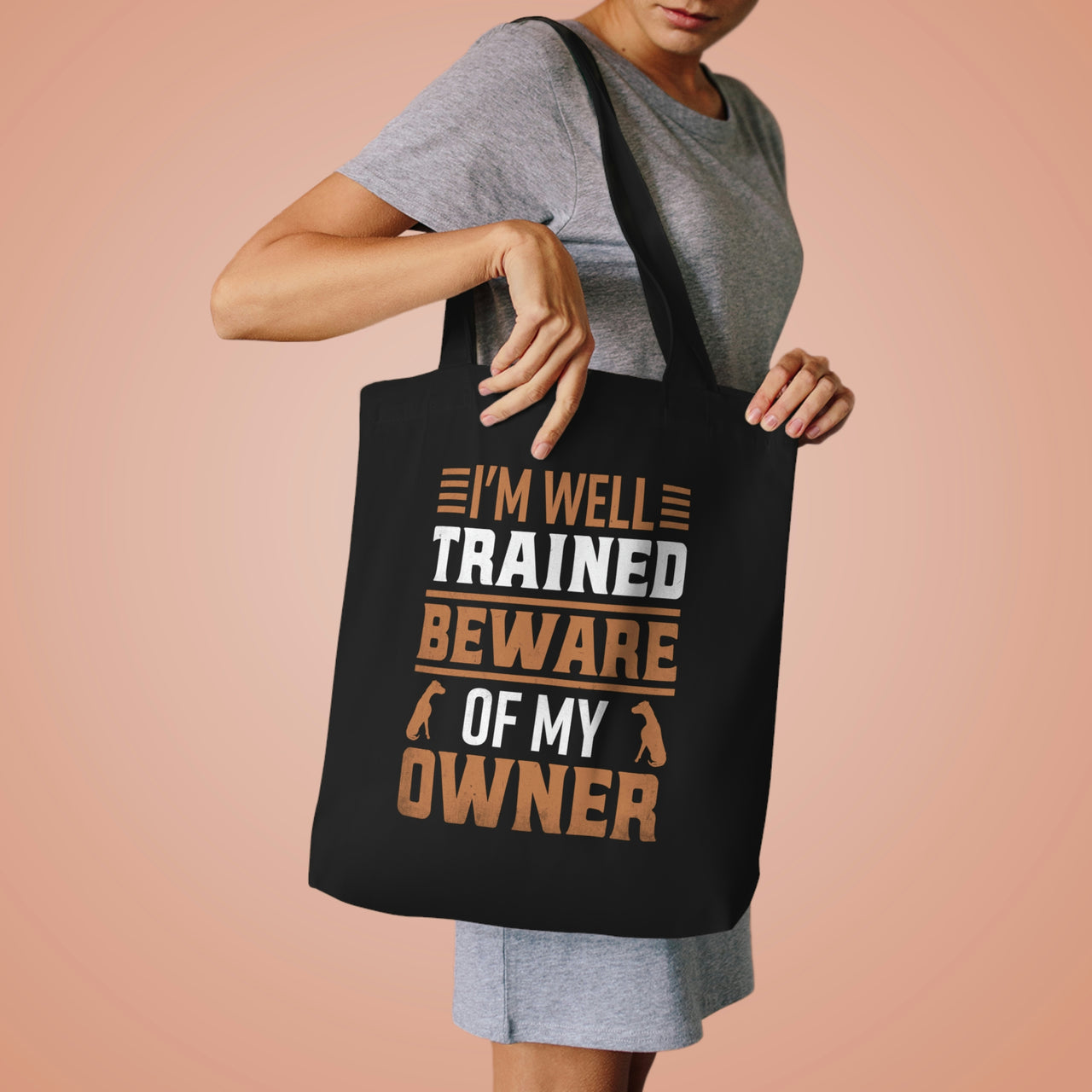 I'm Well Trained Dobermann Tote Bag